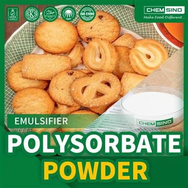আইসক্রিমের জন্য পলিঅক্সিথাইলিন সরবিটান মনোলিট পলিসরবেট পাউডার টি80-জেড সিএএস নম্বর 9005-65-6