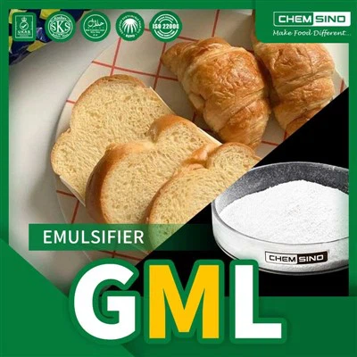 উচ্চ-বিশুদ্ধতা গ্লিসারিল মনোলোরেট GML 40 E471 খাদ্য সংযোজন সরবরাহকারী